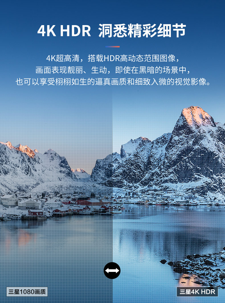 三星（SAMSUNG）82英寸 UA82TU8000JXXZ 4K超高清 HDR 物联IoT 人工智能 教育资源液晶电视机