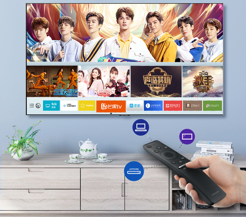 三星（SAMSUNG）55英寸 Q80T 4K超高清 HDR 物联IoT 人工智能 教育资源液晶电视机QA55Q80TAJXXZ