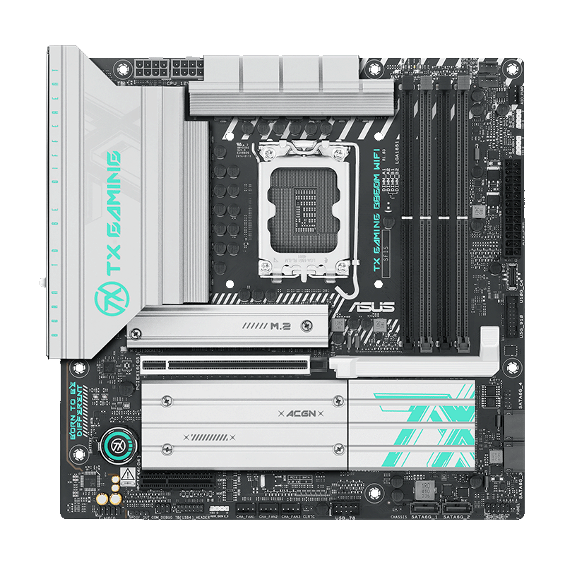 华硕TX GAMING B860M WIFI天选主板支持CPU 245KF/230/225(Intel B860/LGA1851）