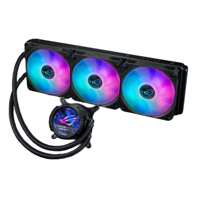 华硕ROG STRIX 飞龙3代 360 LCD 2.1英寸高清圆屏 60hz 一体式CPU水冷散热器 低噪音水泵