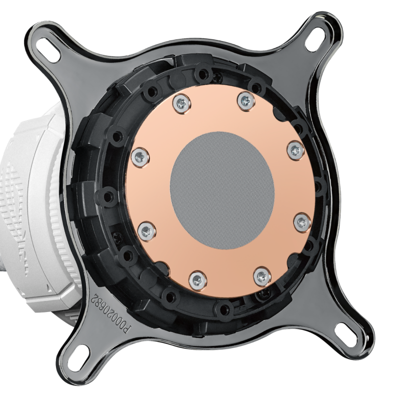 华硕ROG STRIX 飞龙三代360 LCD 吹雪 一体式CPU水冷散热器 白色水冷